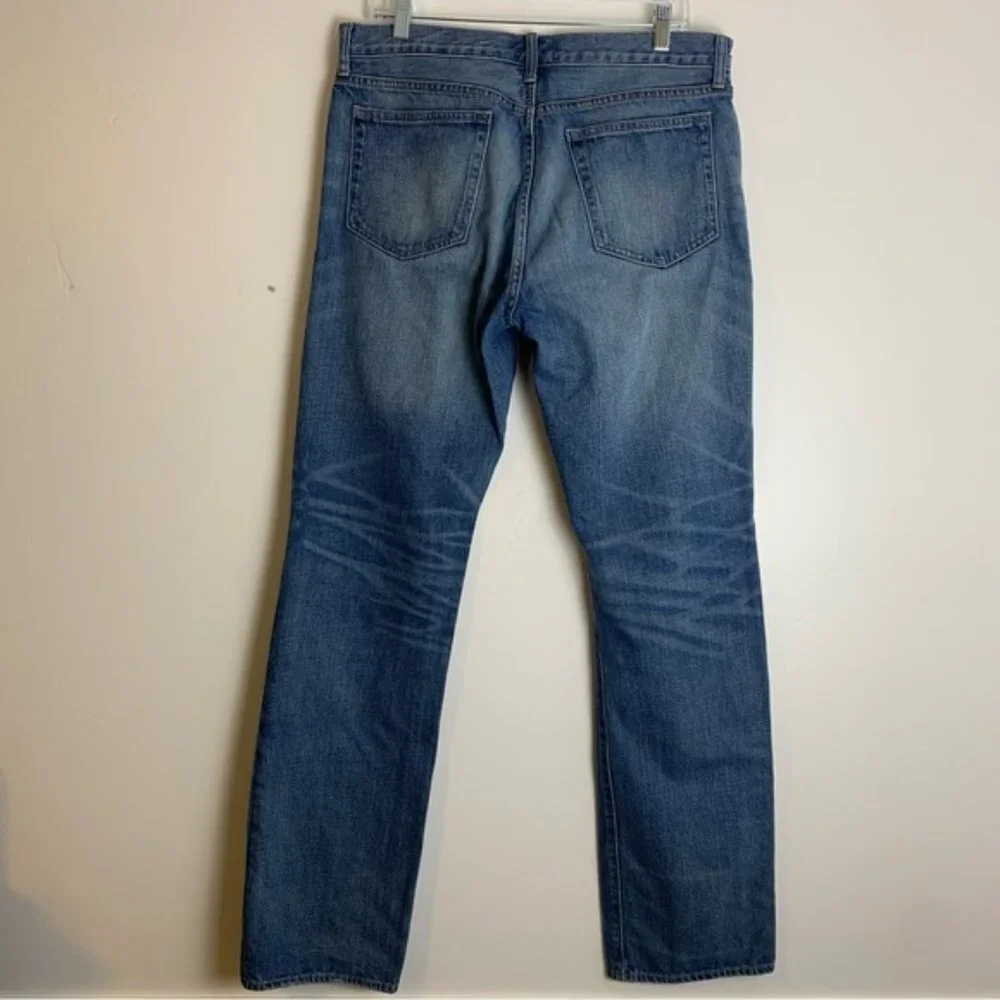J. Crew Medium Wash Slim Straight Jeans